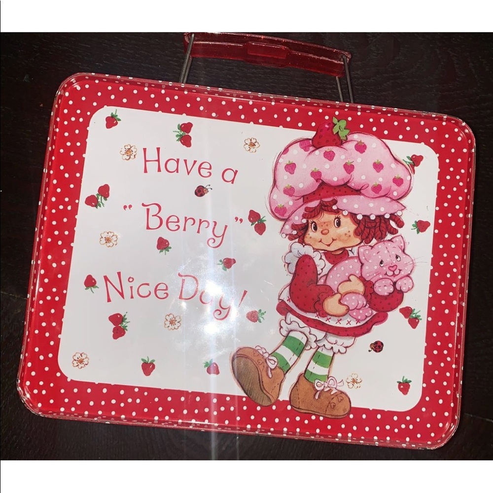 Vintage Strawberry Shortcake Metal Lunch Box